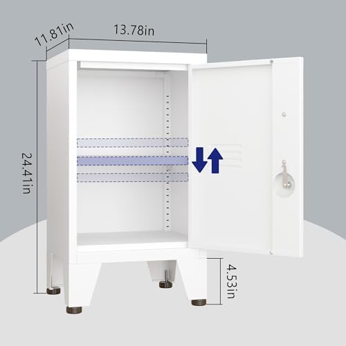 PAOFIN 24.4" H Metal Locker Storage Cabinet - Image 2