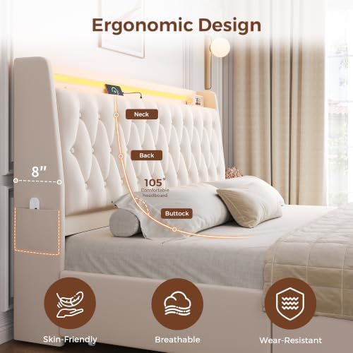 Jocoevol King Size Bed Frame - Image 6