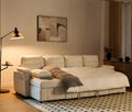 Tbfit 107" Pull Out Sofa, Cloud Sleeper Sofa Bed by TBfit