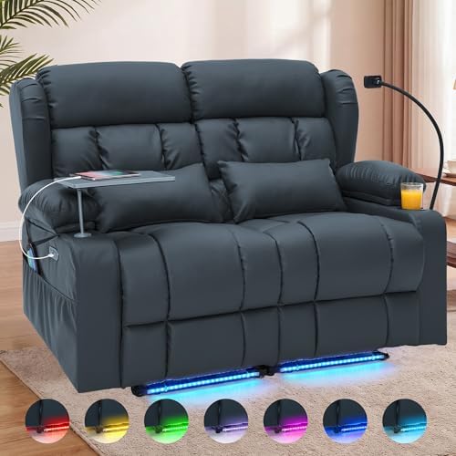 Redlife Power Loveseat Recliner Sofa - Image 3