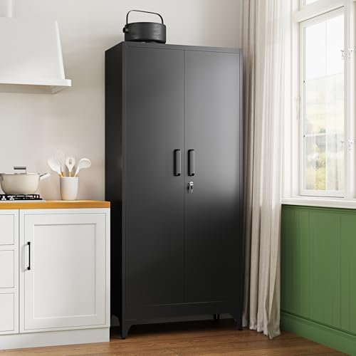 Letaya 71" H Metal Storage Cabinet - Image 2