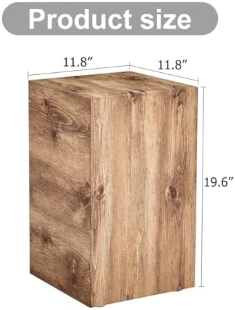 End Table, Side Table Living Room Table, Modern Sofa Couch Table, Faux Marble - Image 2
