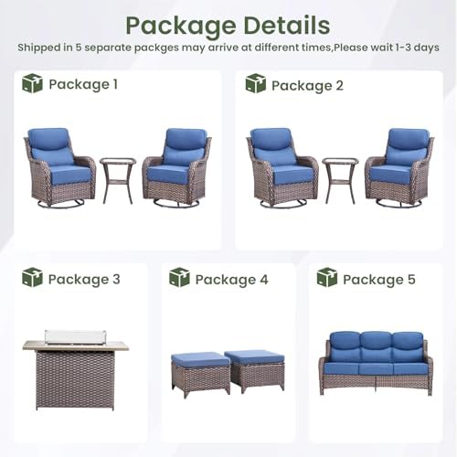 Luxury Patio Furniture Set 10pcs - Image 4