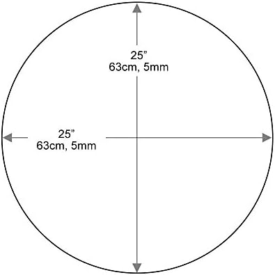 Dulles Glass 25 inch Round Glass Table Top - Image 3