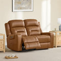 Watson & Whitely Genuine Leather Lay Flat Power Reclining Loveseat by WatsonWhitely