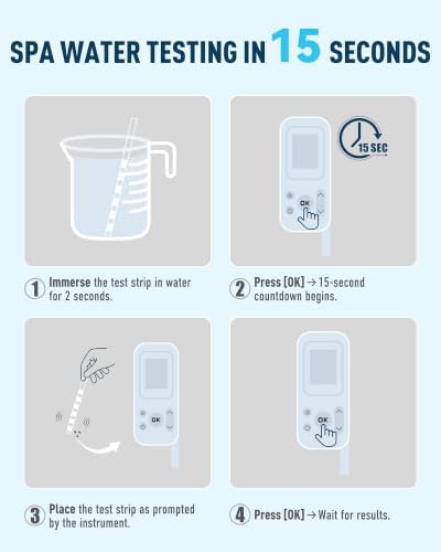 Digital Pool Water Test Kit, 7-in-1 Pool & Spa Water Testing System - Image 4