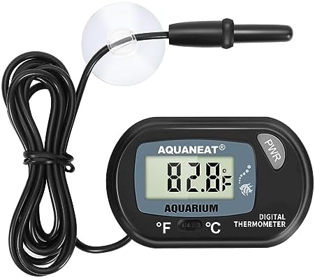 AQUANEAT Aquarium Thermometer, Fish Tank Thermometer, Digital Temperature Test by Aquaneat