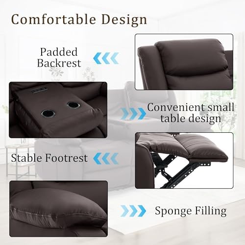 Korser Recliner Sofa, Reclining Loveseat - Image 5