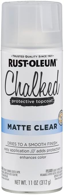 Rust-Oleum Chalked All-in-One Ultra Matte Matte Clear Spray Paint - Image 3