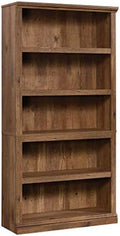 Sauder 5 Tier Book Shelf Wooden Bookcase Multipurpose Bookshelf by SAUDER%C2%AE