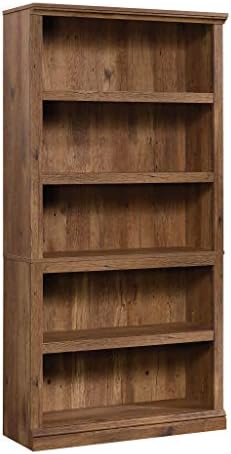 Sauder 5 Tier Book Shelf Wooden Bookcase Multipurpose Bookshelf by SAUDER%C2%AE