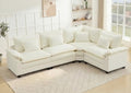 Oversized Modular Sectional Sofa Set, Convertible Deep Seat Cloud Couch by Unknown