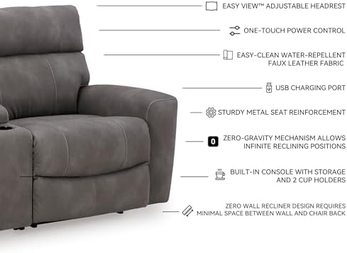 Signature Design by Ashley 3-Piece Power Reclining Loveseat - Image 4