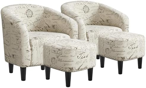 Yaheetech Compact Accent Chairs Set of 2 by Yaheetech