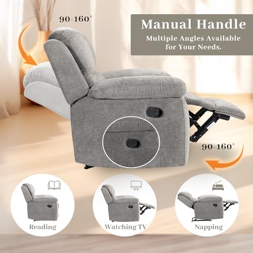 Betsy Furniture Soft Fabric Reclining Sofa Set, Drop Down Table, Cupholder - Image 4