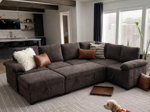 Modern L-Shape Sleeper Sofa - Image 5