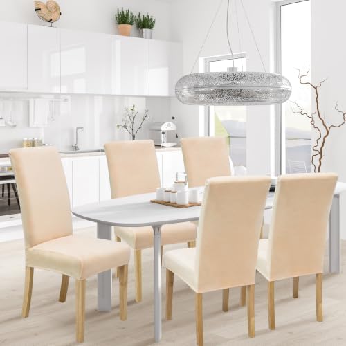 Dining Chair Covers, Stretch Seat Covers, Washable Furniture Protector - Image 2