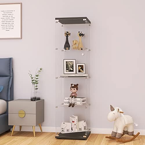 LFT HUIMEI2Y 4-Tier Glass Display Cabinet by LFTHUIMEI2Y