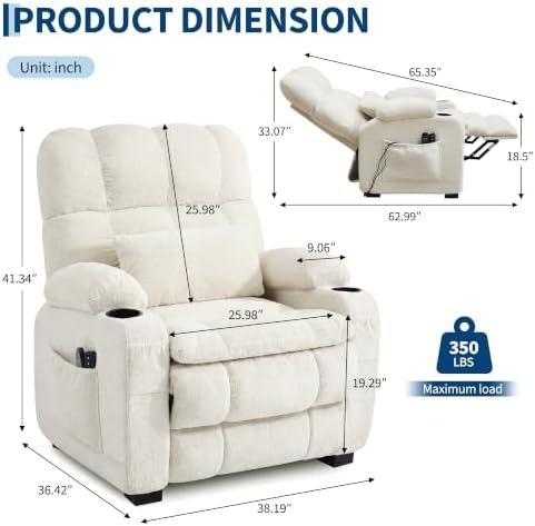 Garvee Oversized Power Recliner Chair - Image 2