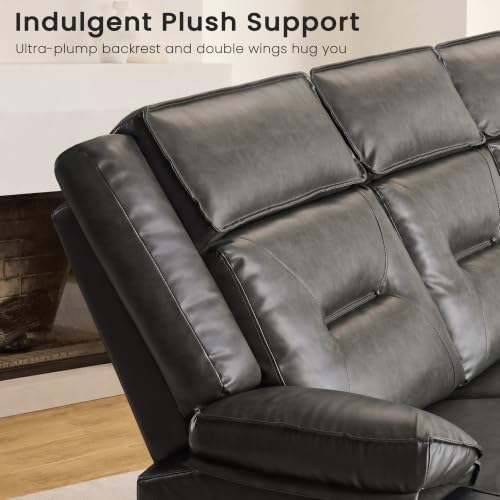 2-Piece Recliner Sofa Set, Reclining Loveseat & 3-Seater Couch - Image 5
