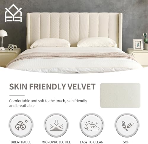 YUHUASHI Queen Bed Frame，Platform Bed - Image 5
