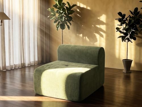 37" Oversized Boneless Couch, Comfort Cloud Sectional Couches by VYUXWO