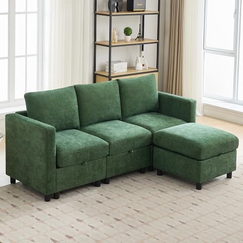 WUTUTUEE 83' Modular Sectional Sofa Convertible L Shaped Couch Set by WUTUTUEE