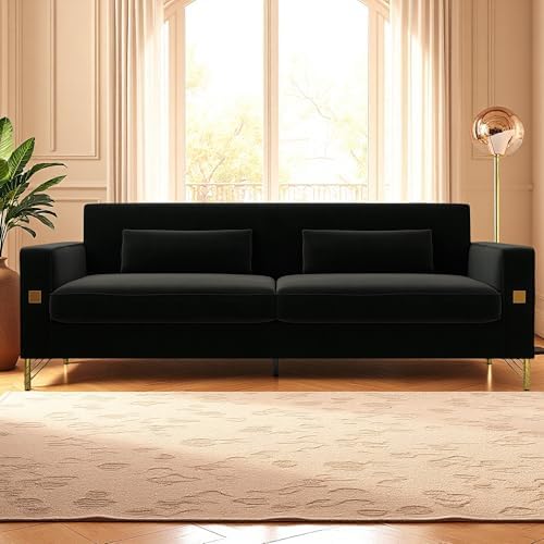KEIKI 86" Oversized Luxury Velvet Sofa by KEIKI