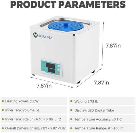 Lab Water Bath Digital Thermostatic Heater - Image 6