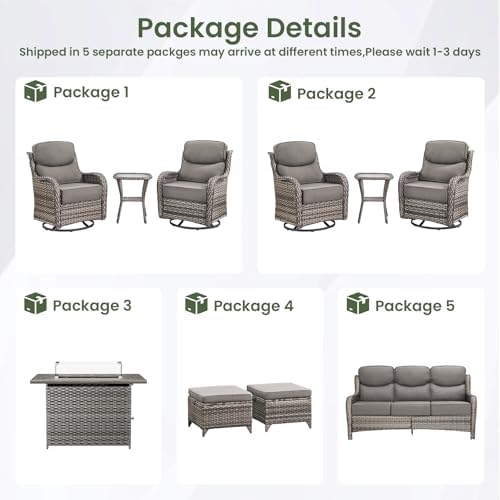 Luxury Patio Furniture Set 10pcs - Image 3