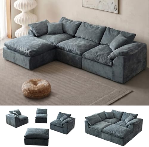 Cloud Couch Sectional, Boneless Modular Sofa by Unknown