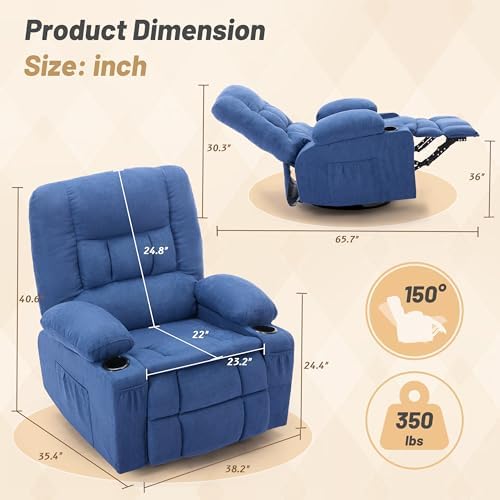 Swivel Rocker Recliner Chair - Image 2