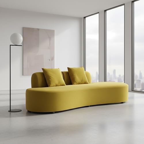 Container Furniture Direct 90" Curved Sofa - Image 2