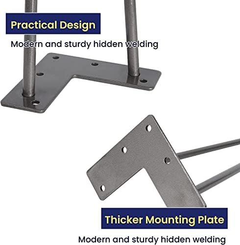 SMARTSTANDARD 16 Inch Heavy Duty Hairpin Furniture Legs - Image 4