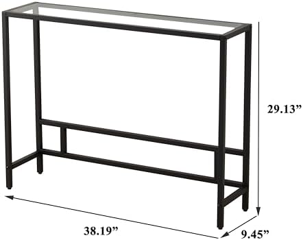 MAJARO Small Modern Console Table - Image 3
