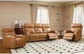 HAOMARKETS 3-Piece Top Grain Leather Power Reclining Sofa Set, Include 2 Dual by HAOMARKETS