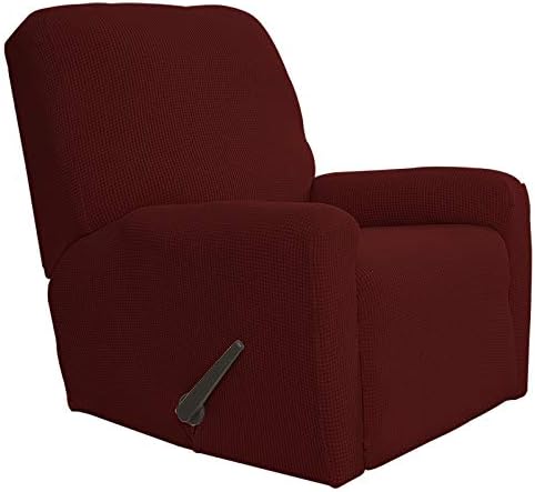 Easy-Going Stretch Recliner Chair Sofa Slipcover Washable Wine by Easy-Going