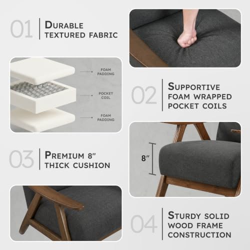 Lexicon Mid Century Modern Accent Chair - Image 4