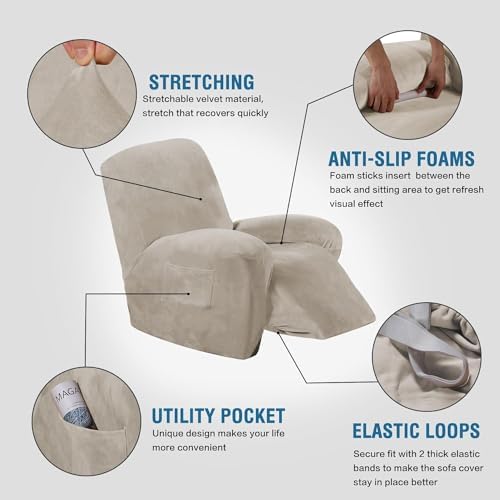 H.VERSAILTEX Stretch Recliner Covers - Image 2