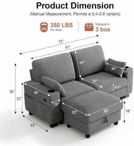 Vipbear Modular Sectional Sofa - Image 2
