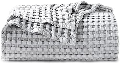 Bedsure Cooling Waffle Blanket for Hot Sleepers, Throw XL - Image 4