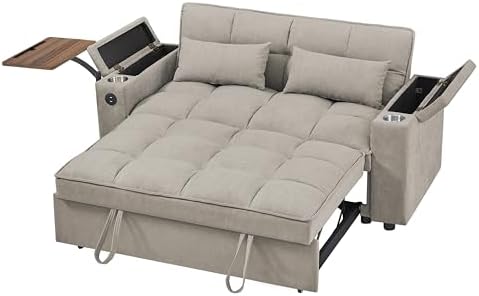 65" Cloud Couch Sleeper Sofa Bed - Image 6