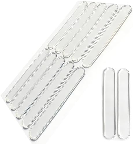 50 PCS Cabinet Door Bumper, Premium Long Strip Door Silencer by Unknown