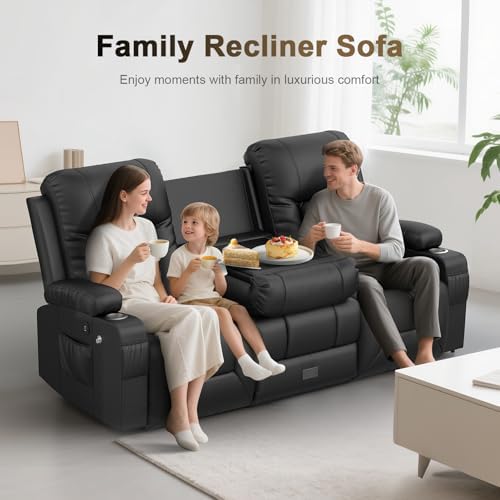YONISEE 3 Seat Recliner Sofa - Image 6