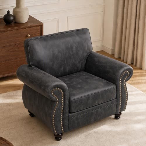 Couchus 42”W Mid-Century Accent Chair, Single Sofa by COUCHUS
