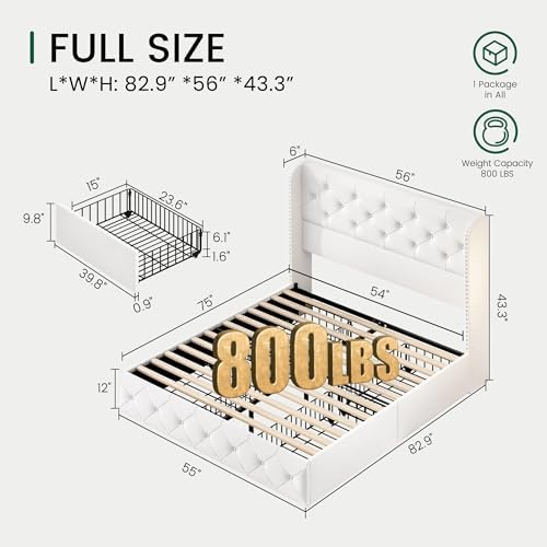 LARMACE Full Size Bed Frame - Image 2