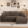 85" L Shaped Cloud Boneless Sectional Couches by Unknown