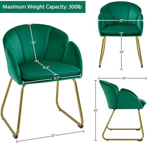 Yaheetech Flower Shape Vanity Chair - Image 3