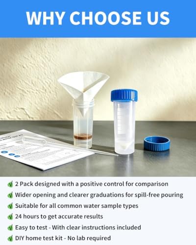2 Pack - DIY Bacteria Water Test Kit - Designed - - Image 2
