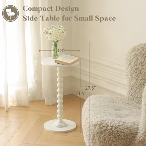 Fultyle Round Side Table, Small Drink Table - Image 4